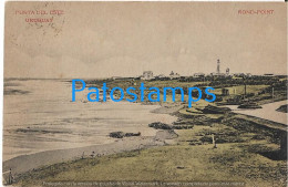 213815 URUGUAY PUNTA DEL ESTE VISTA PARCIAL ROND - POINT POSTAL POSTCARD - Uruguay