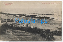 213818 URUGUAY PUNTA DEL ESTE VISTA PARCIAL ROND - POINT POSTAL POSTCARD - Uruguay