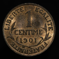 France, Dupuis, 1 Centime, 1901, Bronze, SUP (AU), KM#840, G.90, F.105/6 - 1 Centime