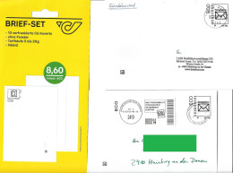 2283b: ECO- Brief: Jeweils "Letzttag" 31.8.23 Periode IV Und "Ersttag" 1.9.23 Periode V - Enveloppes