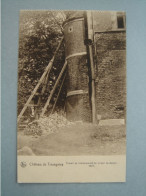 Trazegnies - Château - Travail De Redressement De La Tour Du Donjon - 1927. - Courcelles