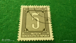 DDR-  1950-60-     DIENSTMARKEN       5PFG       USED - Gebraucht