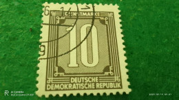 DDR-  1950-60-     DIENSTMARKEN       10PFG       USED - Gebraucht