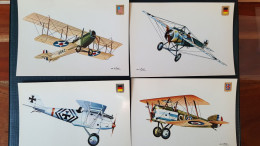 Lot De 10 Cartes D'avions , Illustrateur De La Maria - Sonstige & Ohne Zuordnung