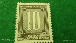 DDR-  1950-60-     DIENSTMARKEN       10PFG       USED - Gebraucht