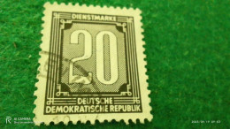 DDR-  1950-60-     DIENSTMARKEN       20PFG       USED - Gebraucht