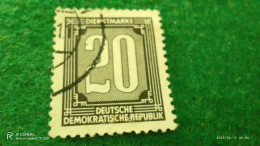 DDR-  1950-60-     DIENSTMARKEN       20PFG       USED - Gebraucht