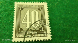 DDR-  1950-60-     DIENSTMARKEN       40PFG       USED - Gebraucht