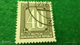 DDR-  1950-60-     DIENSTMARKEN       40PFG       USED - Gebraucht