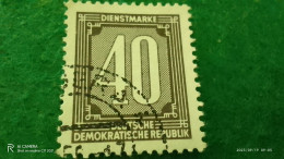 DDR-  1950-60-     DIENSTMARKEN       40PFG       USED - Gebraucht