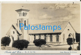 213839 URUGUAY PUNTA DEL ESTE IGLESIA CHURCH POSTAL POSTCARD - Uruguay