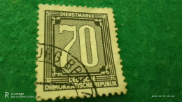 DDR-  1950-60-     DIENSTMARKEN       70PFG       USED - Gebraucht
