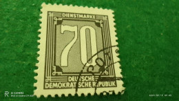 DDR-  1950-60-     DIENSTMARKEN       70PFG       USED - Gebraucht