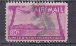 1952  N°45 80 CENTS LILAS - 2a. 1941-1960 Usados