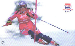 Croatia:Used Phonecard, Hrvatski Telekom, 25 Impulses, Slalom Skier, 2001 - Croatie