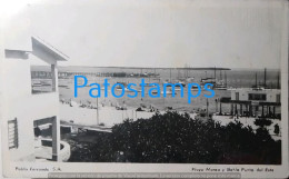 213845 URUGUAY PUNTA DEL ESTE VISTA PARCIAL DE LA PLAYA MANSA POSTAL POSTCARD - Uruguay