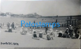 213848 URUGUAY PUNTA DEL ESTE VISTA DE LA PLAYA POSTAL POSTCARD - Uruguay