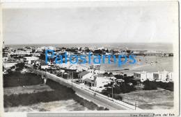 213853 URUGUAY PUNTA DEL ESTE VISTA PARCIAL DAMAGED POSTAL POSTCARD - Uruguay