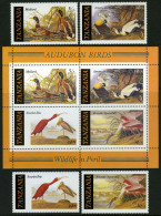 Tanzania 1986 MNH 4v + SS, Water Birds, Mallard, Eider, Ibis - Albatros & Stormvogels