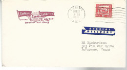 52671 ) Cover Canada Central Canada Exhibition Post Office EOttawa Postmark 1958 - Covers & Documents