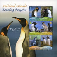 Falkland Island 2010 MNH SS, Breeding Penguins, Birds, Antarctica - Pinguïns & Vetganzen