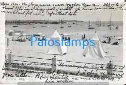 213875 URUGUAY PUNTA DEL ESTE VISTA DE LA PLAYA BEACH CIRCULATED TO ARGENTINA POSTAL POSTCARD - Uruguay