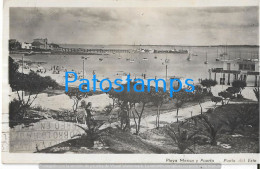 213879 URUGUAY PUNTA DEL ESTE VISTA DE LA PLAYA BEACH MANSA Y PUERTO PORT CIRCULATED TO ARGENTINA POSTAL POSTCARD - Uruguay