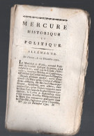 Mercure Historique Et Politique: Allemagne... Vienne Le 13 Decembre 1791   (PPP45012) - Kranten Voor 1800