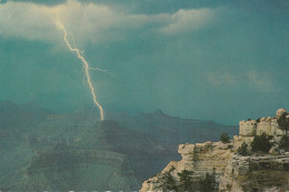 Storm At Grand Canyon, Arizona Lightning Strike - Grand Canyon