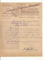 Vieux Papier - Suisse - Fribourg Et Renens - Fabrique D'Engrais Chimiques - Engrais à Base D'Os - Décembre 1894 - Switzerland
