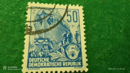 DDR-  1950-60-           50PFG       USED - Gebraucht