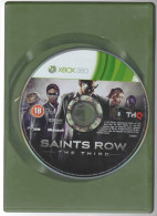 SAINTS ROW  The Third     X BOX 360  J1 - Xbox 360