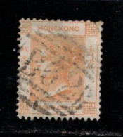 HONG KONG  Scott # 13 Used - Queen Victoria - Numeral Cancel - Usados