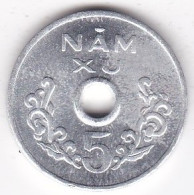 Vietnam Du Sud 5 XU 1975, En Aluminium , KM# A10 . UNC , Neuve - Viêt-Nam