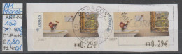 2004 - SPANIEN - AM/FM "Brief A.m. Heimat - Gemälde" 2x 0,29 €  Mehrf. - O  Gestempelt - S.Scan (AM 152o X2 01-02 Esp) - Timbres De Distributeurs [ATM]