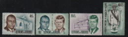 BURUNDI - N°168/71 ** (1966) Prince Louis Rwagasore - Unused Stamps