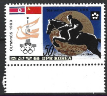 COREE DU NORD. N°1624 De 1980. Jumping Du Pentathlon. - Springreiten