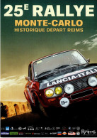 25e Rallye Monte-Carlo Historique 2023 - Lancia Fulvia HF - Carte Postale Moderne - Rallyes