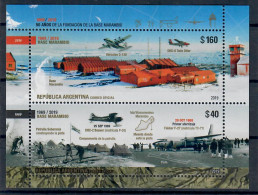 ARGENTINA 2019 ANTARTIDE ESPLORAZIONI BASE DI MARABIO FOGLIETTO  MNH/** - Unused Stamps