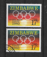 Zimbabwe 1980 Olympia Mi.Nr. 246 ** + Gestempelt - Zimbabwe (1980-...)