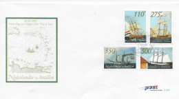 FDC E 325 2001 CV 24,00 Nederlandse Antillen Ships - Antilles