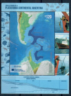 ARGENTINA 2018 ANTARTIDE PLATAFORMA CONTINENTAL ARGENTINA  FOGLIETTO  MNH/** - Neufs