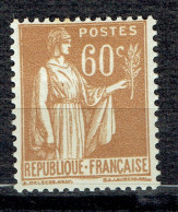 60 C Bistre Type Paix - 1932-39 Paz