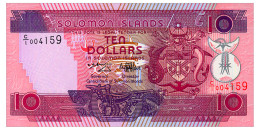 SOLOMON ISLANDS C/1; 10 DOLLARS ND(1996) Pick 20 Unc - Solomon Islands