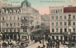 - BERLIN. - Unter Den Linden.  Friedrichstrasse - Scan Verso - - Friedrichshain