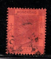 HONG KONG  Scott # 44 Used - Queen Victoria - Oblitérés