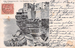 CORSE - Bonifacio - La Falaise - La Ville -  - Carte Postale Ancienne - Sonstige & Ohne Zuordnung