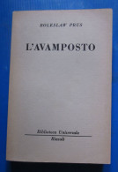 L'avamposto Boleslaw Prus  Rizzoli BUR 1961 - Clásicos