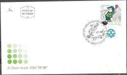 Israel 1987 FDC A Clean Israel Environment [ILT112] - Protection De L'environnement & Climat