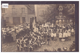 BONCOURT - CARTE-PHOTO - FETE DIEU EN 1912 - TB - Boncourt